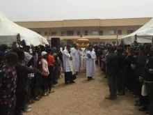 Funeral Mass of murdered seminarian Michael Nnadi, Good Shepherd Seminary, Kaduna, Nigeria, Feb. 11, 2020